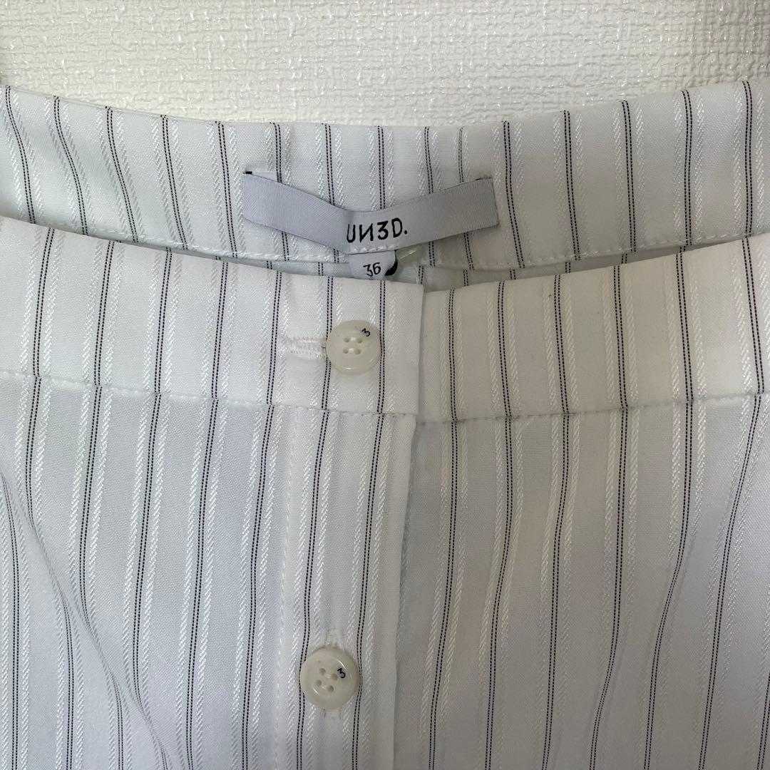 【新品未使用タグ付】un3d. WAVE LINE GATHERCAMISOLE