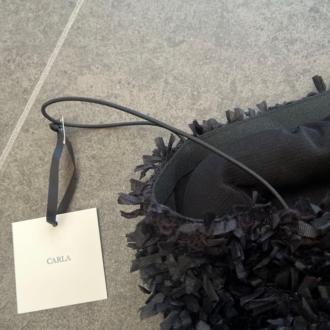 CARLA Fluffy cami ブラック　カーラ　フラッフィー