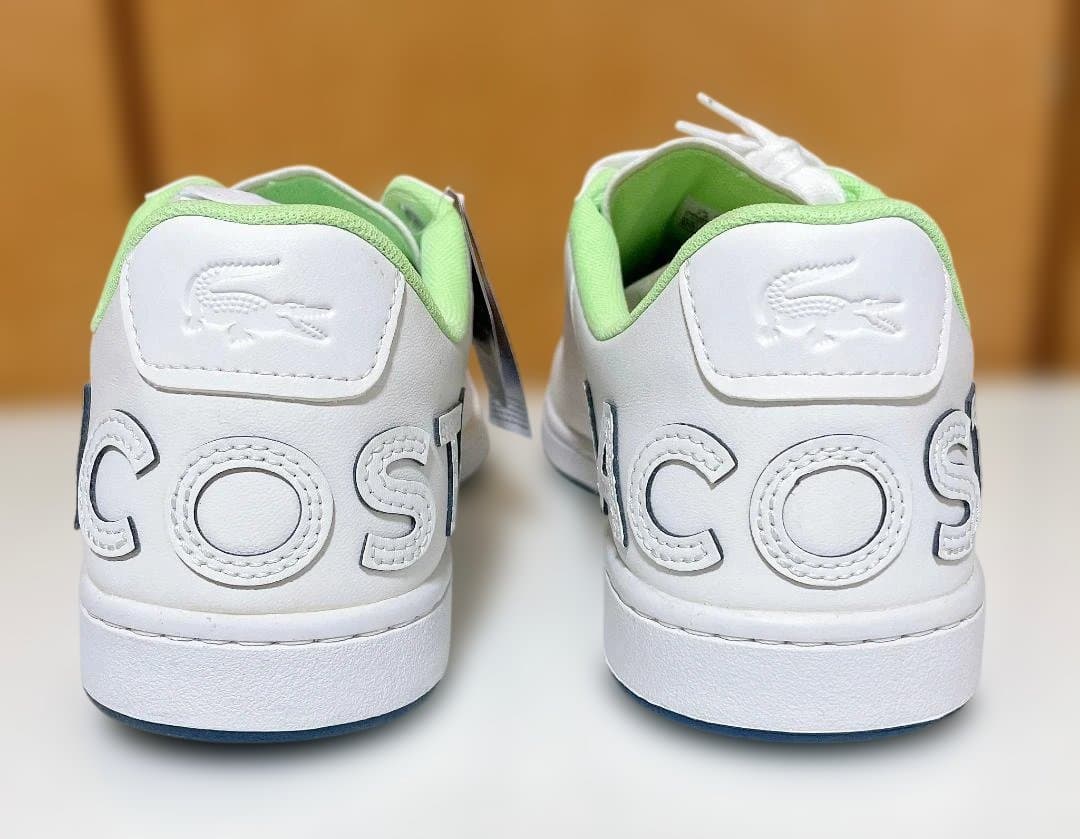 LACOSTE ラコステ カーナビー エヴォ スニーカー ホワイト/グリーン