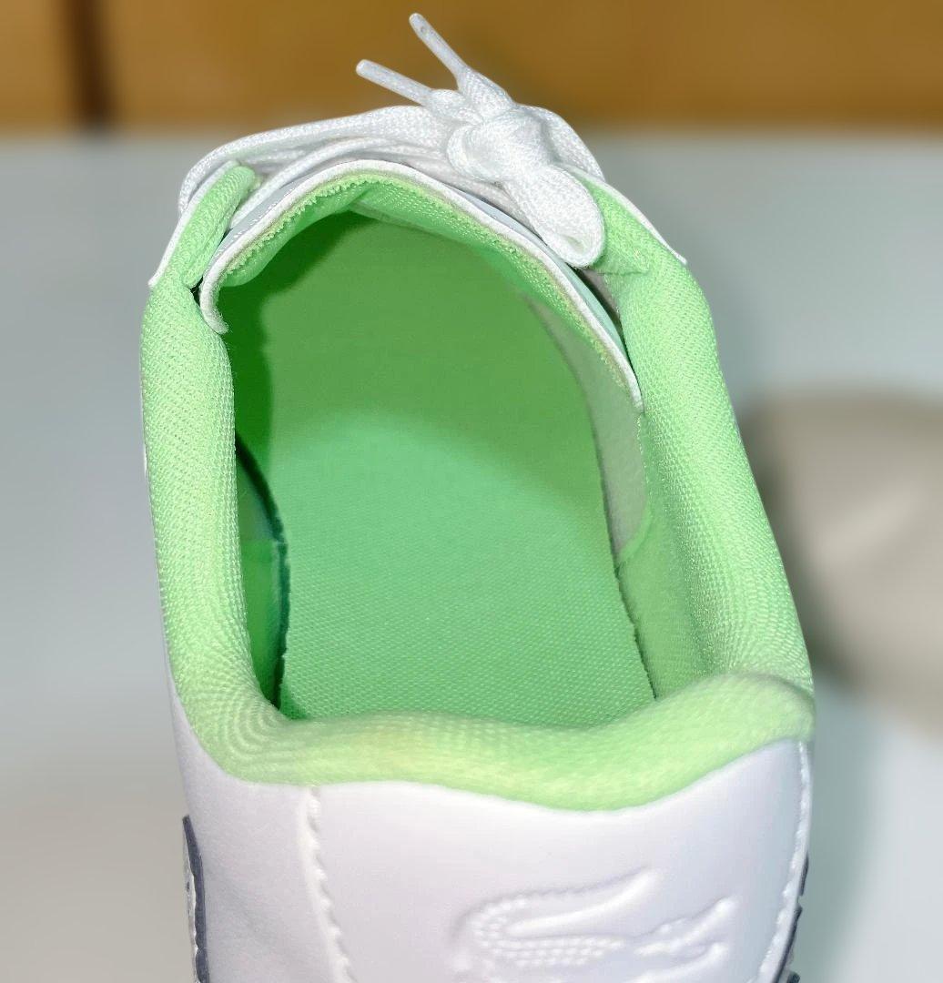 LACOSTE ラコステ カーナビー エヴォ スニーカー ホワイト/グリーン