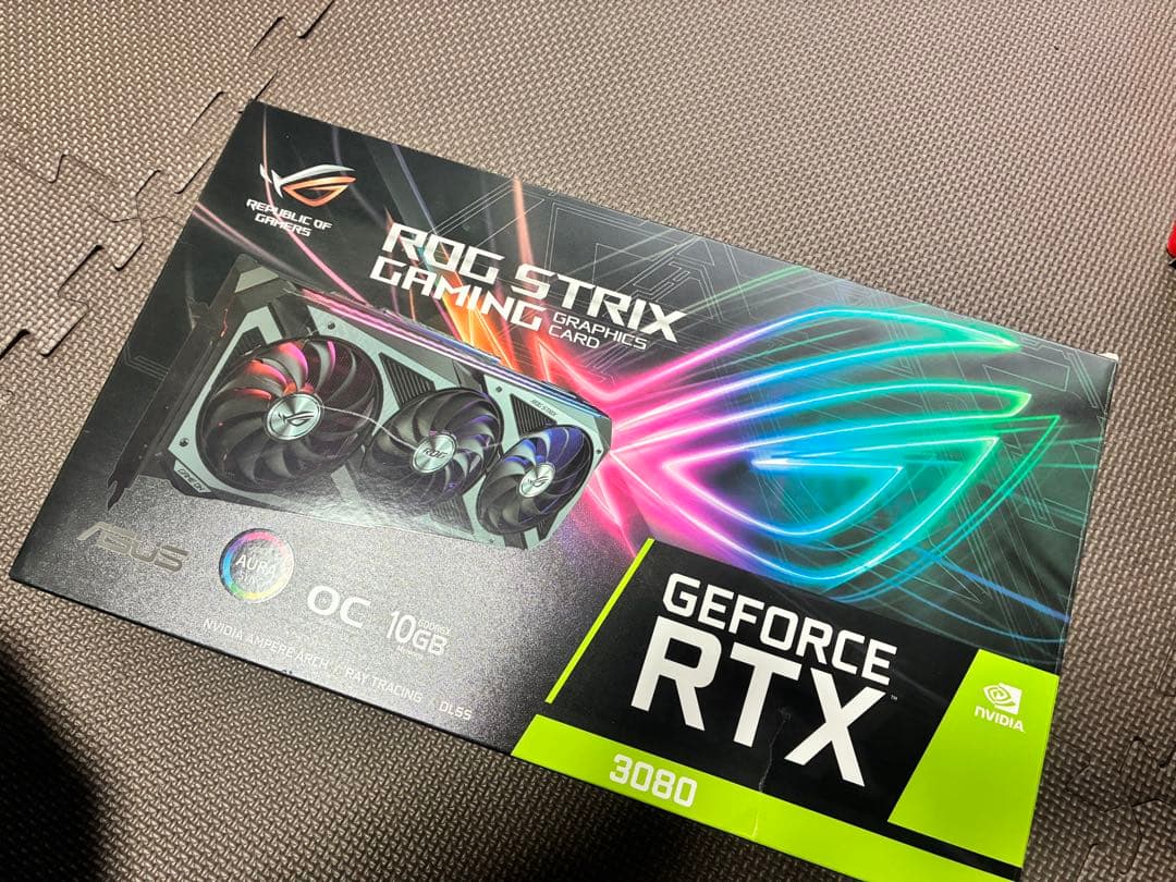 w*l様 ROG STRIX RTX 3080 O10G GAMING （中古、