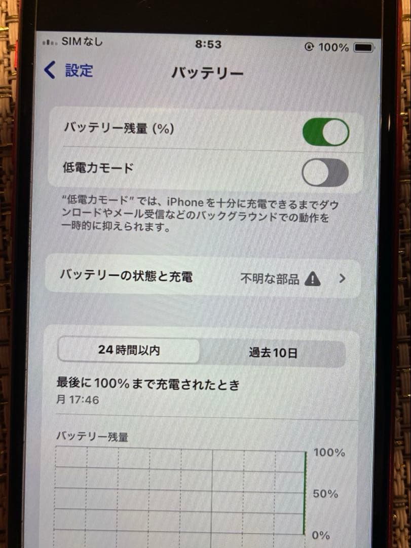 極美品‼️ 背面ガラス＆バッテリー交換済　iPhone SE (第2世代) レッド