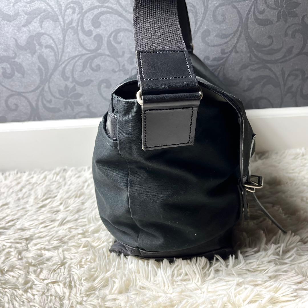 【美品✨】マーガレットハウエル ポーター コラボ メッセンジャーバッグ 黒