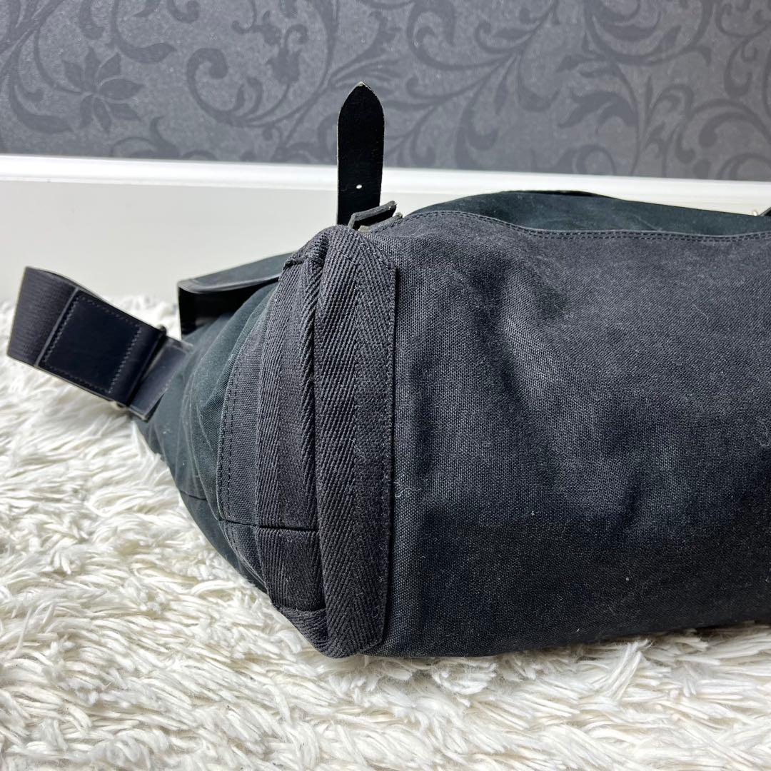 【美品✨】マーガレットハウエル ポーター コラボ メッセンジャーバッグ 黒