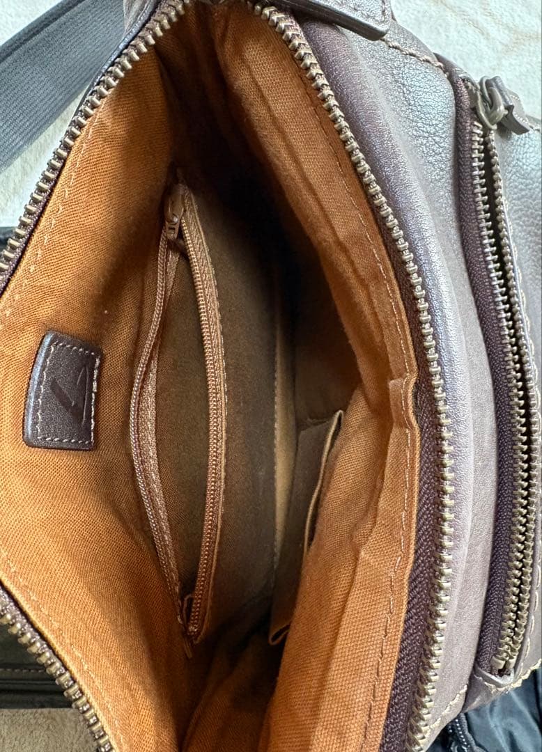 土屋鞄製造所 ショルダーバッグ/フラップバッグ/レザー/ブラウン