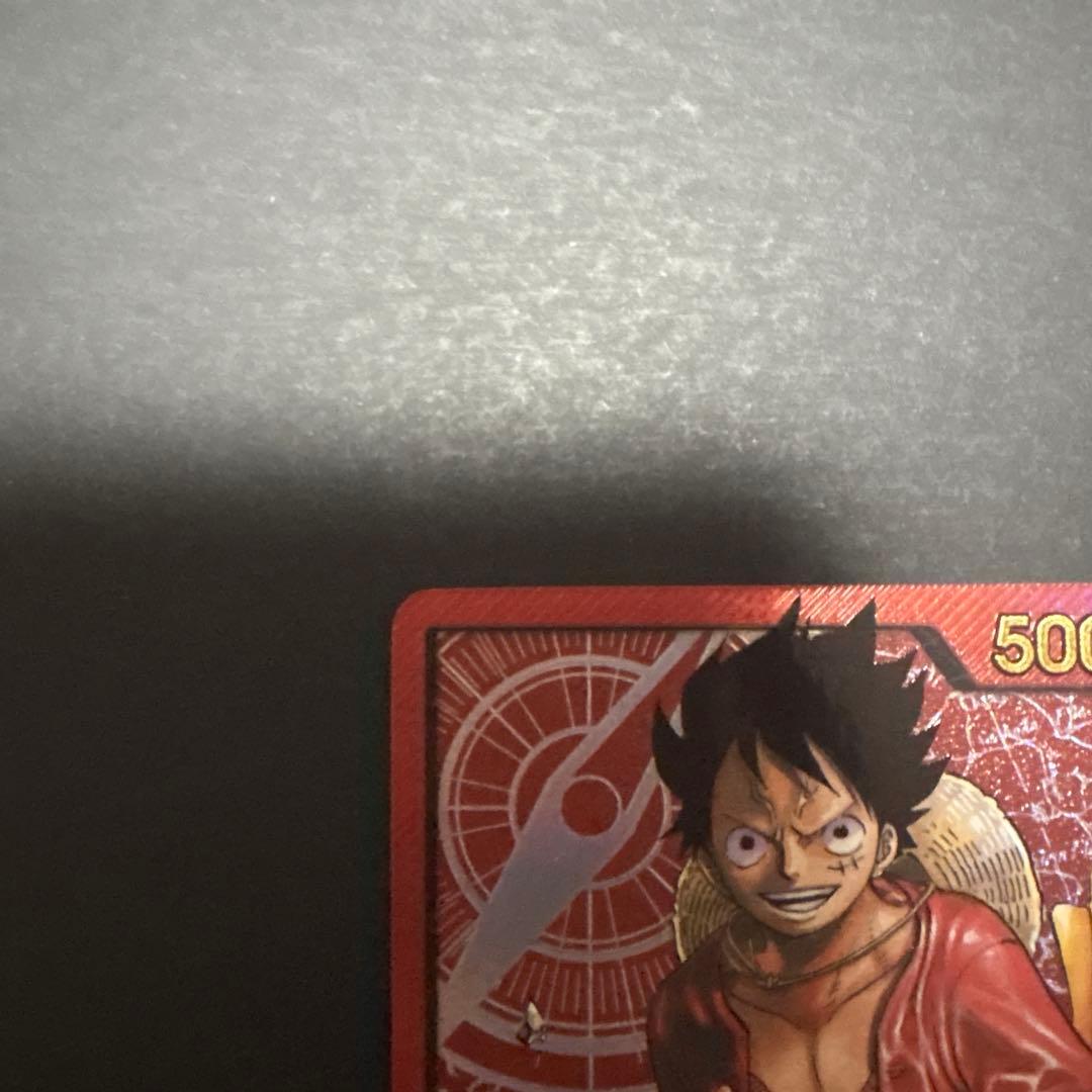 ワンピース全商品売切り交渉可 モンキー・D・ルフィ L ST01-001 金文字