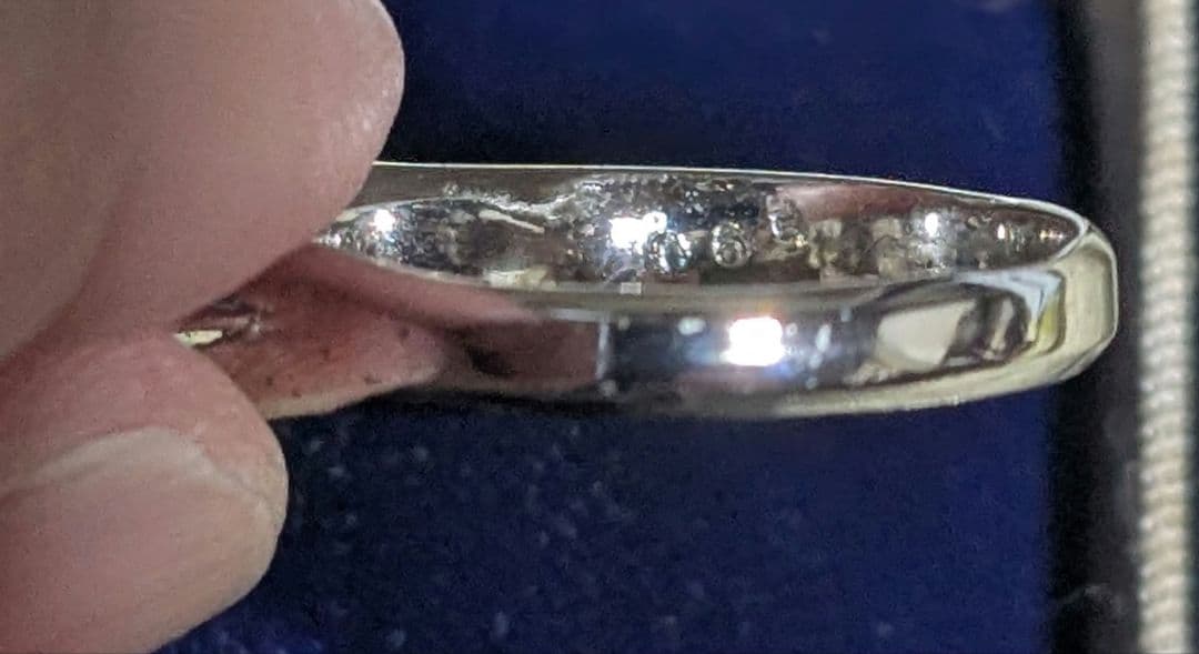 シルバー　SILVER　ダイヤモンド？　指輪　リング