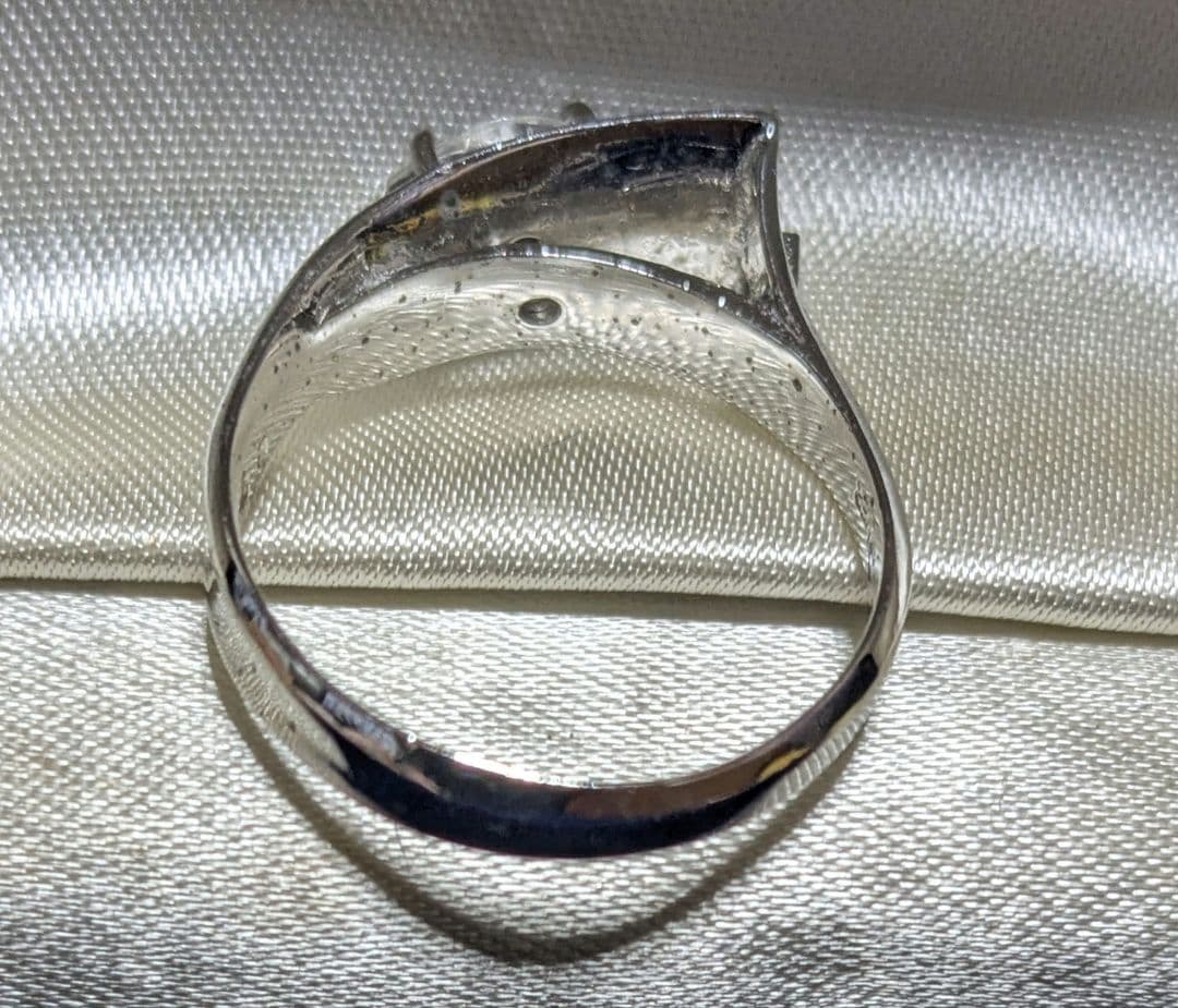 シルバー　SILVER　ダイヤモンド？　指輪　リング