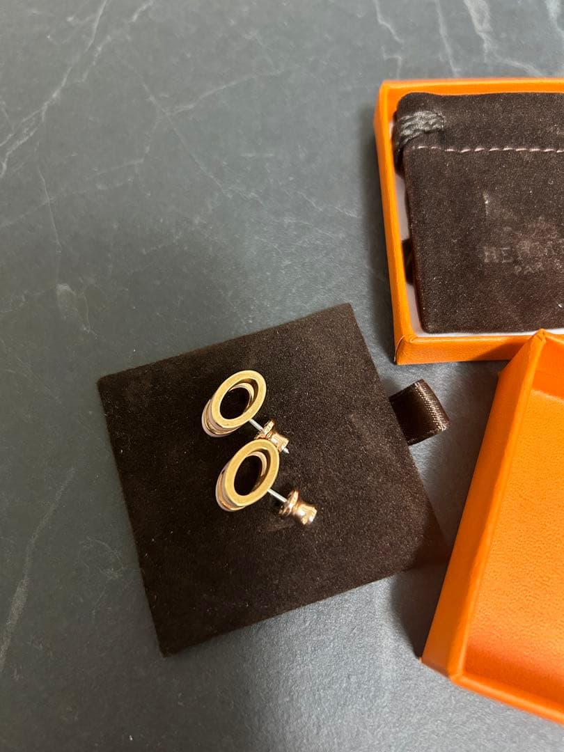 HERMES ポップHピアス　 ピンクゴールド