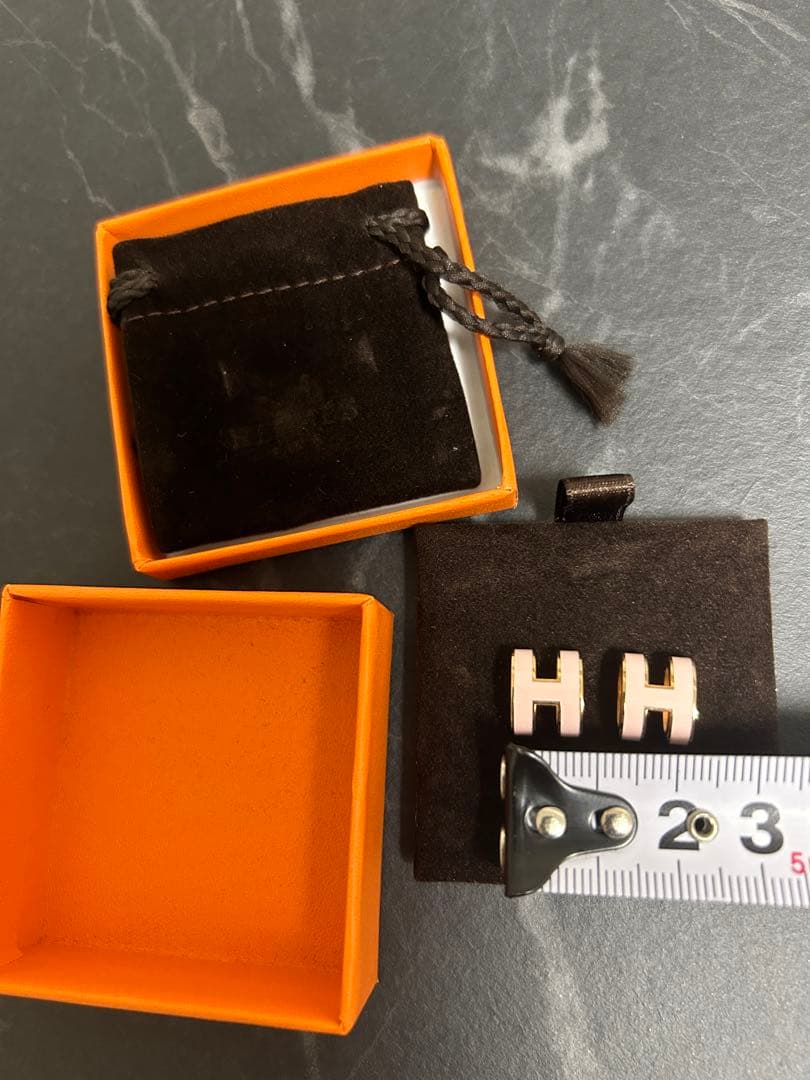 HERMES ポップHピアス　 ピンクゴールド