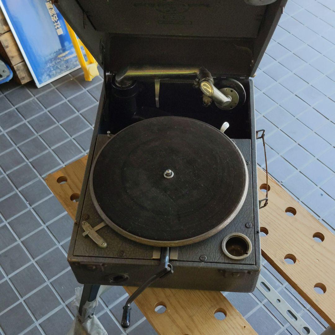 昭和レトロ　蓄音器/レコードプレーヤー