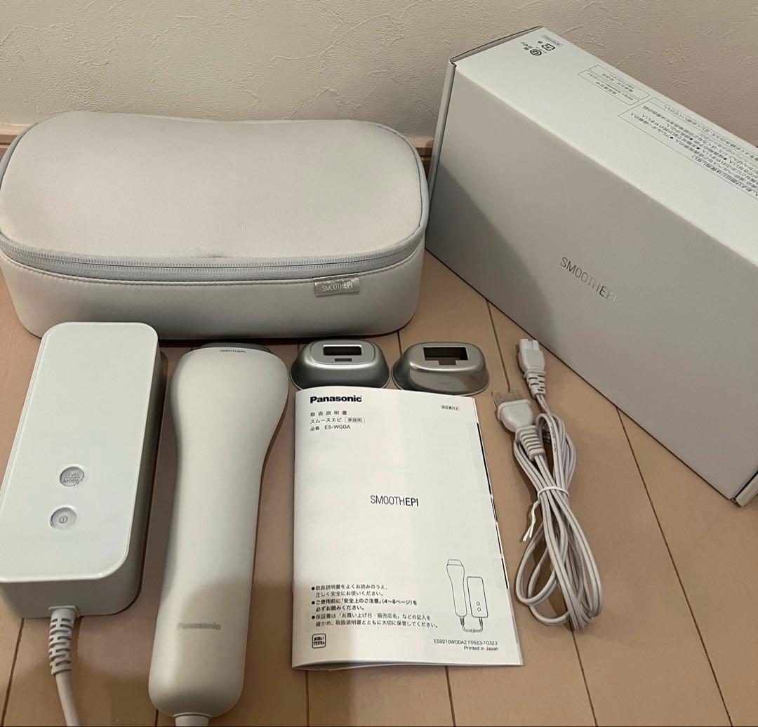 美品☆Panasonic 脱毛器 スムースエピ ES-WG0A-Hお値下げ可