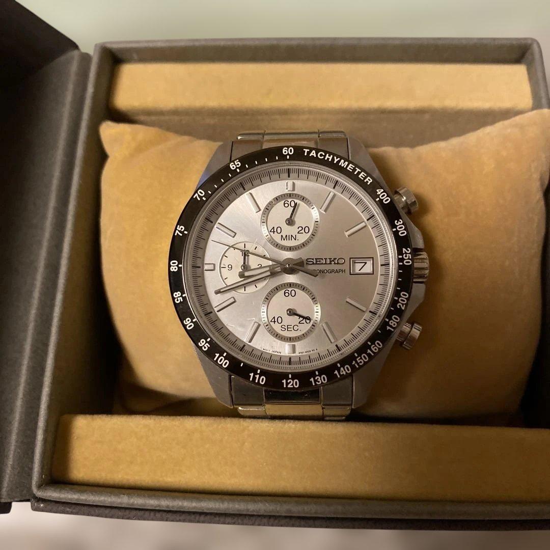 SEIKO SBTR007 シルバー 時計