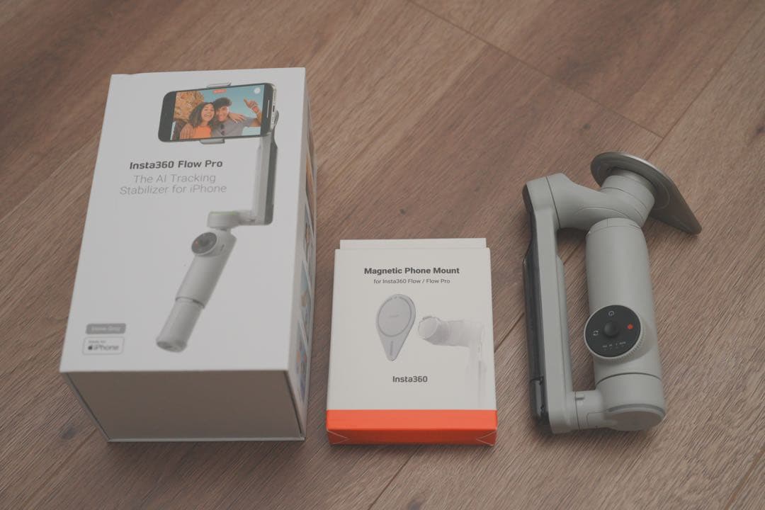 insta360FlowPro スマートフォン磁気クランプ スマホジンバル