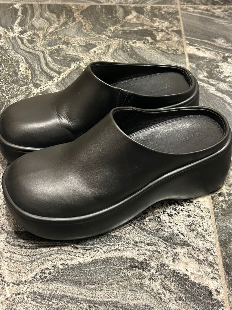 TODAYFUL Volume Sole Sabot 37 ブラック