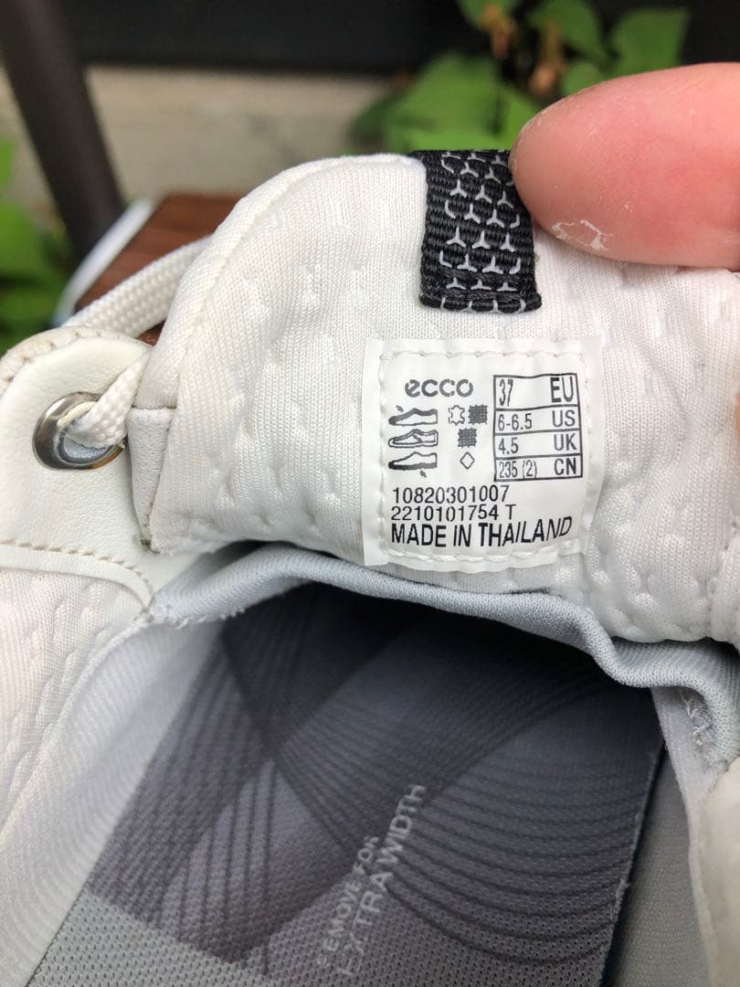 363番 美品ECCO BIOM ゴルフシューズ 37 23.5cmスパイクレス