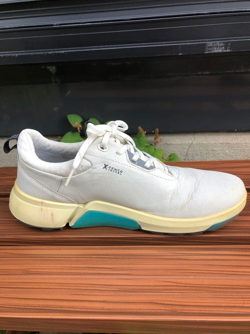 363番 美品ECCO BIOM ゴルフシューズ 37 23.5cmスパイクレス