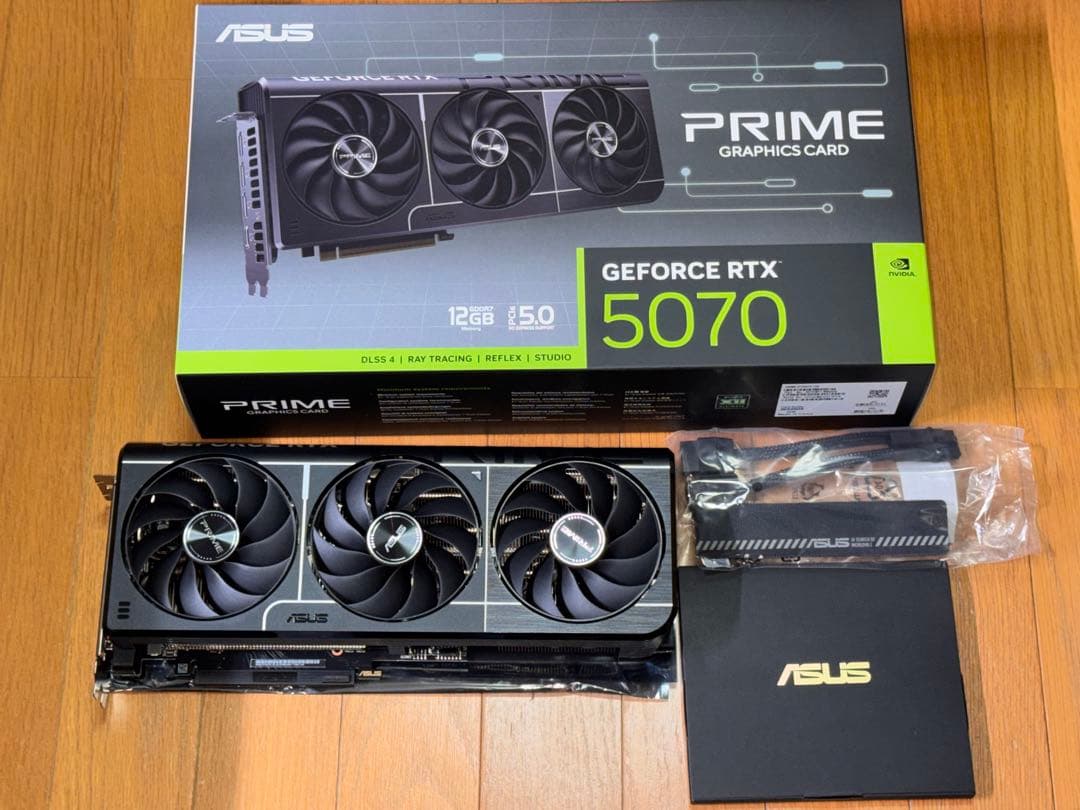 グラフィックボード・グラボ・ビデオカード ASUS PRIME RTX5070 12GB