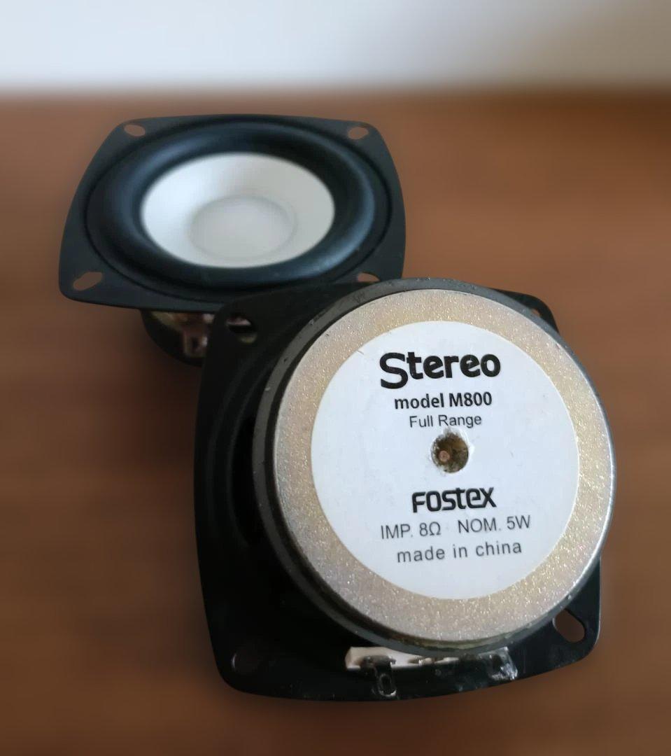 Stereo誌付録　Fostex M800 スピーカー＆ボックス