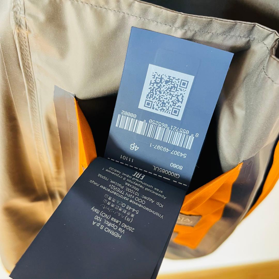 【新品未使用】Herno マウンテンパーカー　サイズ46 GORE-TEX