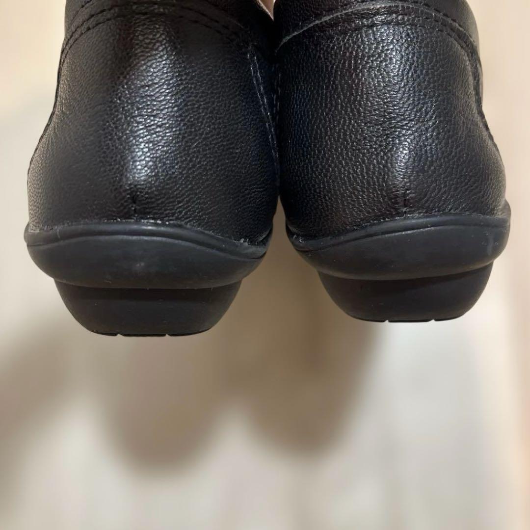 ハッシュパピー　ローファー　パンプス　黒