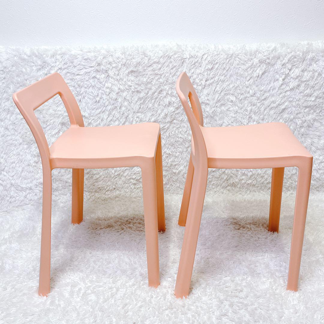 スタッキングチェア ダイニングチェア スツール 北欧 デザイナーズ 2脚セット