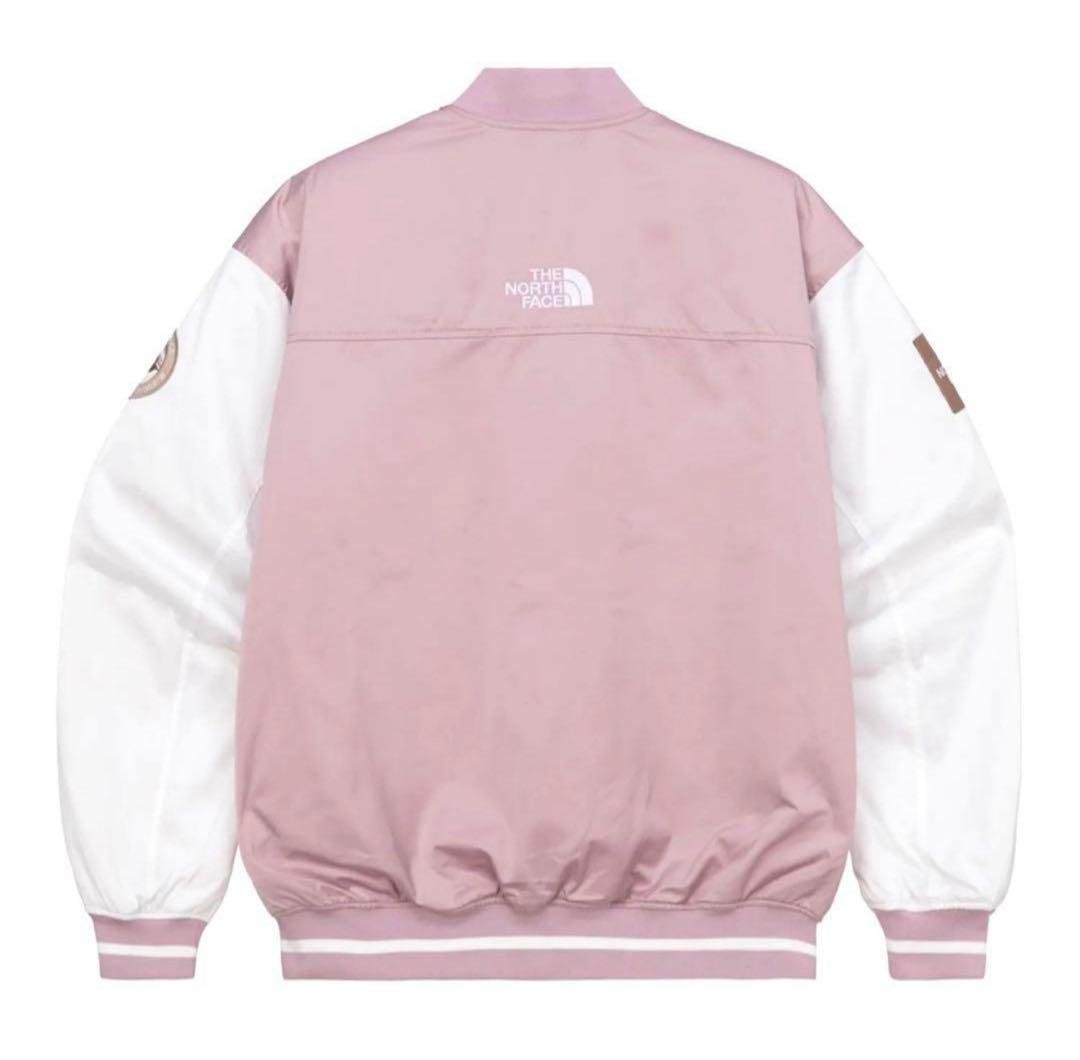 ノースフェイス　ロゴ刺繍 ワッペン スタジャン プレイヤーヴァーシティジャケット