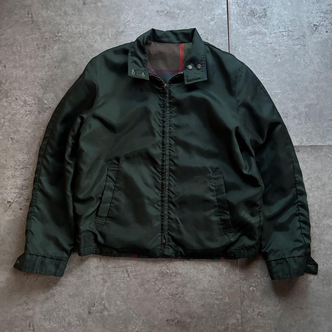 古着　50s 60s リバーシブル　チェック　ジャケット　検索　ギャバジャン