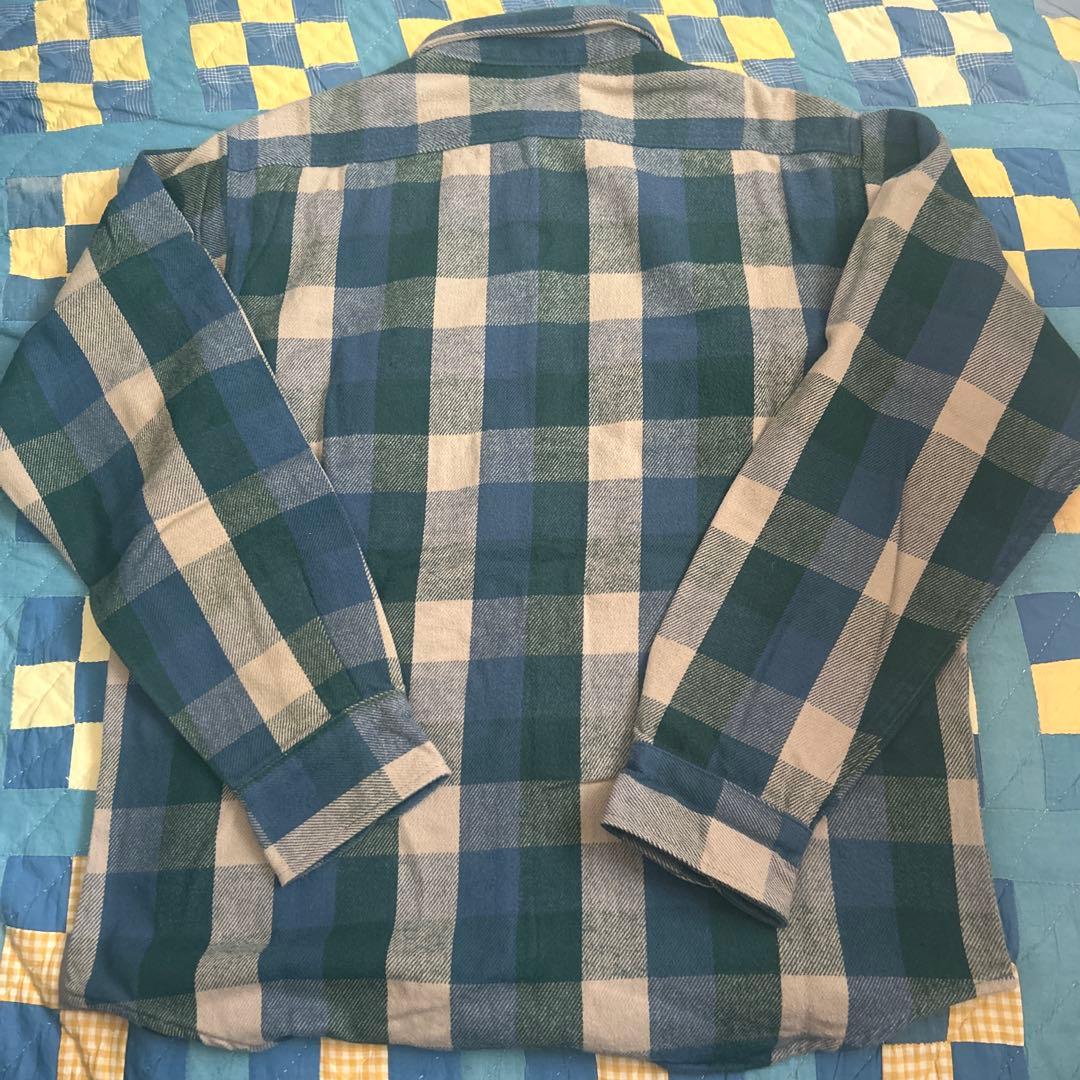 90sファイブブラザー ブロックチェック ヘビーネルシャツ
