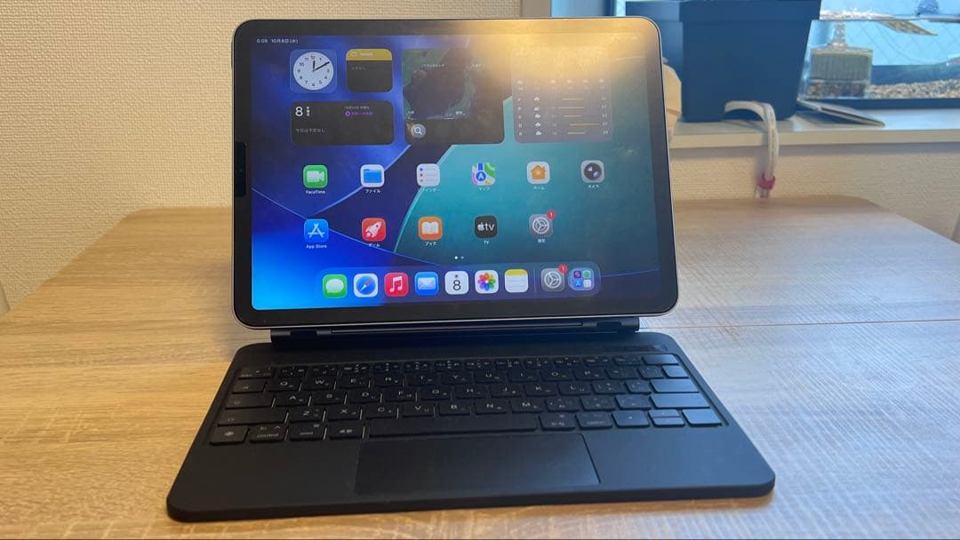 Apple iPad Air 4世代 64GB キーボードケース付き　ブルー