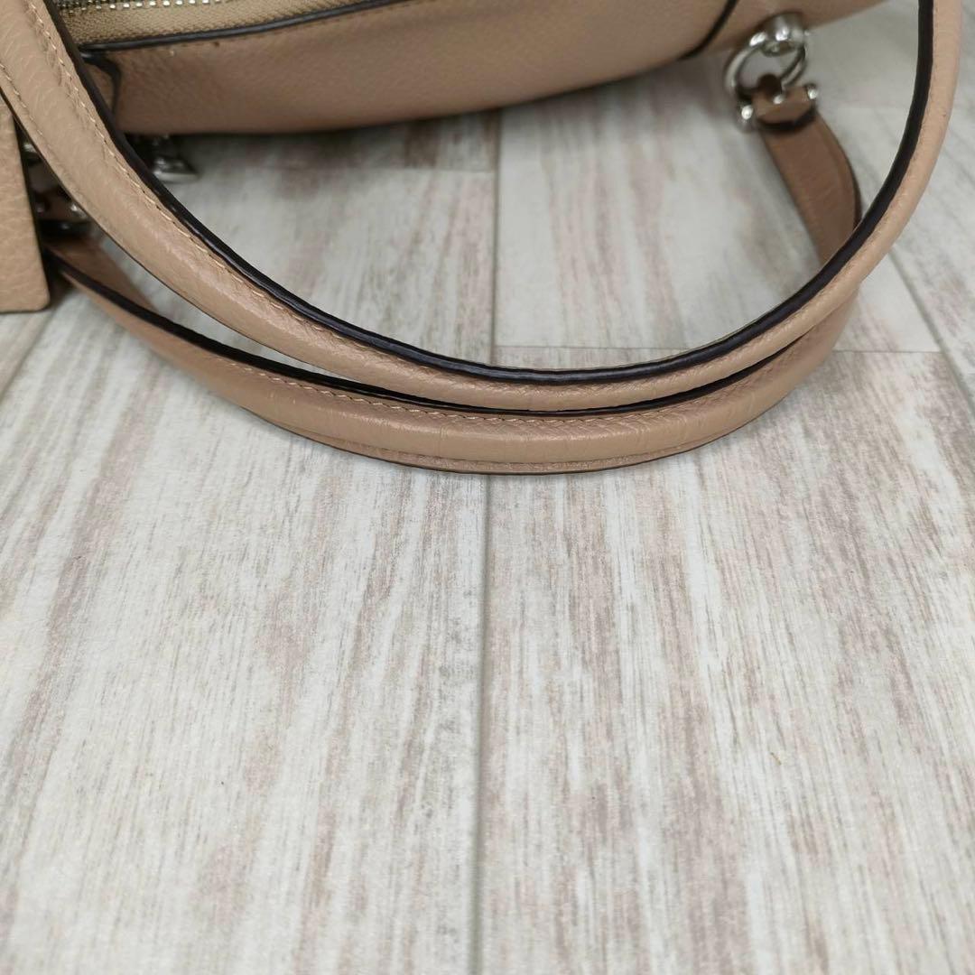 55 COACH コーチ　レザー　2WAY ハンドバッグ　ショルダーバッグ