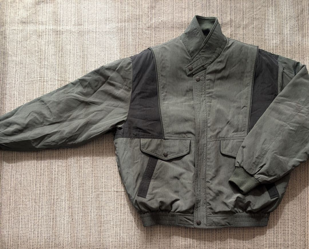 90s vintage スイングトップ ブルゾン ライナー付 短丈 古着 MA1