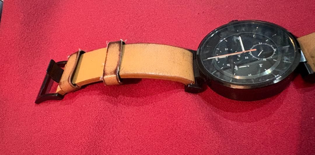 【動作品】 イッセイミヤケ 腕時計 VK67-0010 クロノグラフ