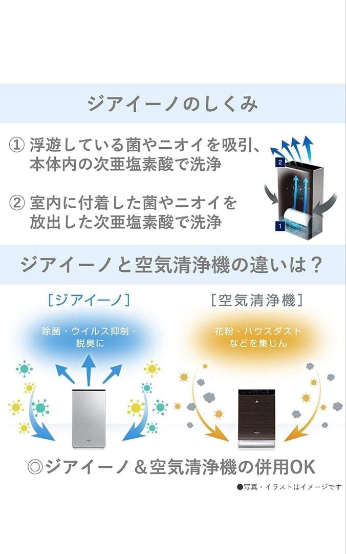 空間除菌脱臭機 ～9畳 パナソニック F-JX1100V-W Panasonic