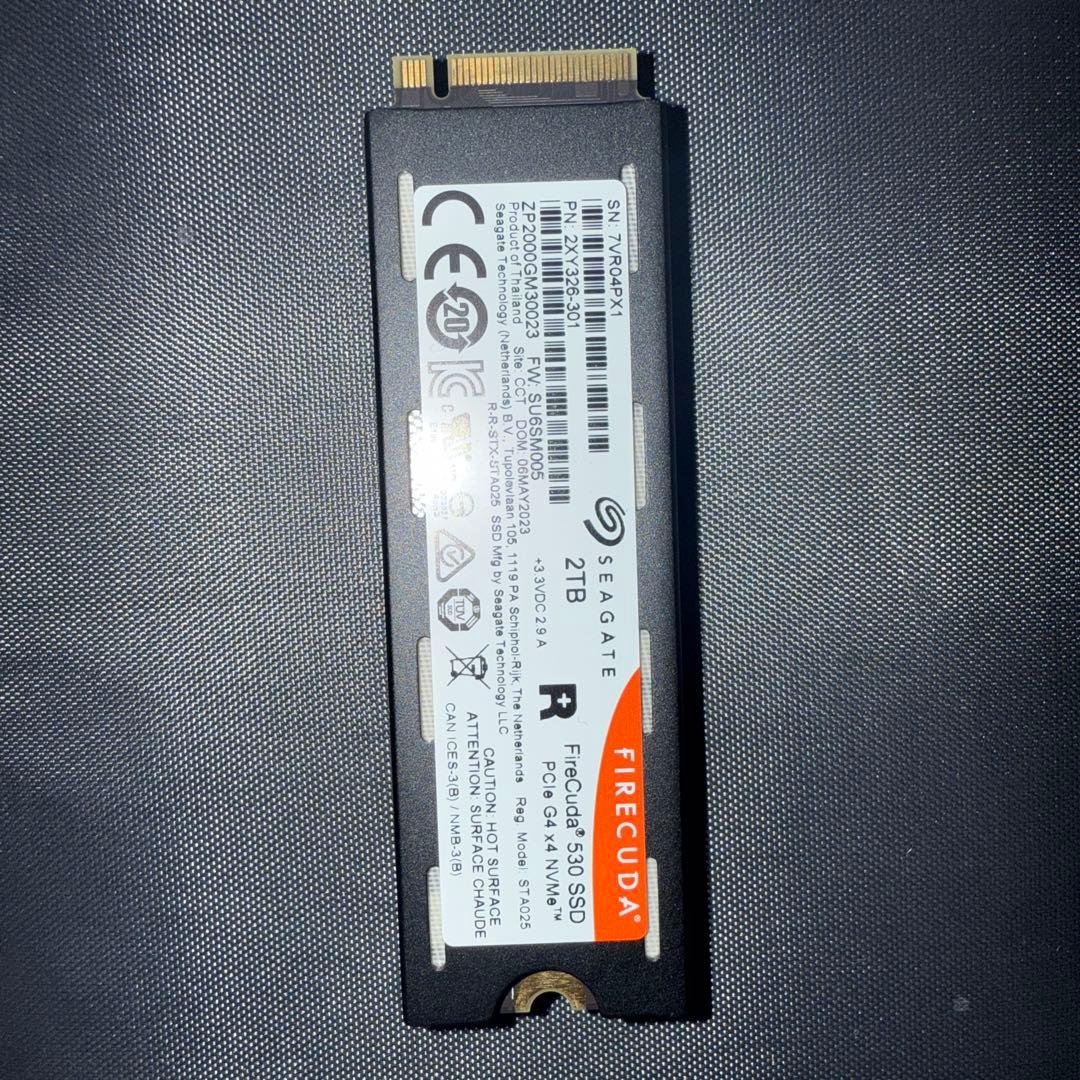 内蔵型SSD Fire Cuda 530 SSD 2TB