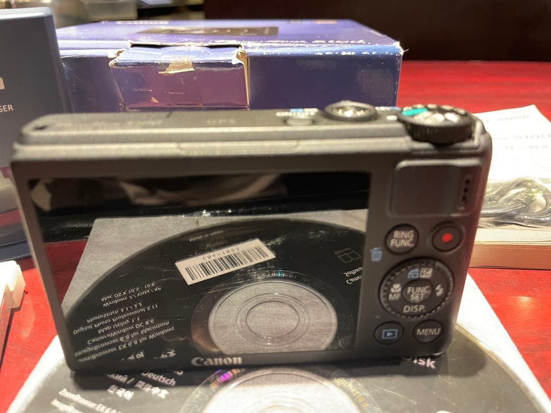 Canon PowerShot S100 ブラック 美品 元箱バッテリー2個付き