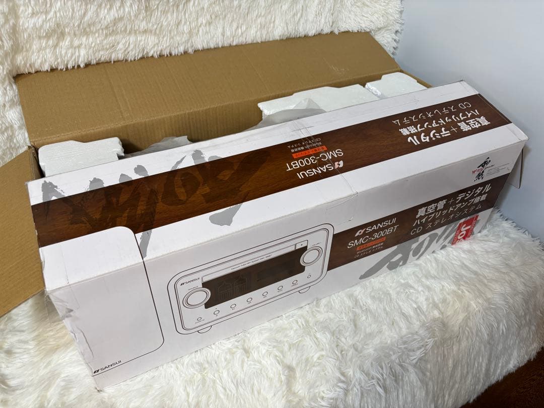 SANSUI 真空管ハイブリッドアンプ搭載ステレオ SMC-300BT