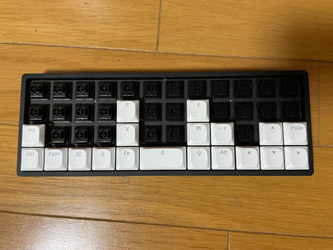 40%キーボード drop planck v7 完成品