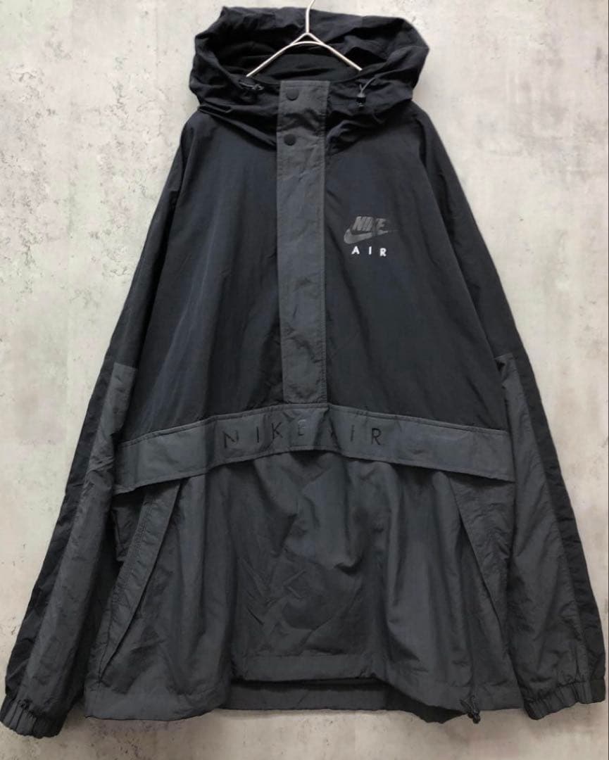 NIKE テック ウーブン プルオーバー ナイロンフーディーアノラックジャケット