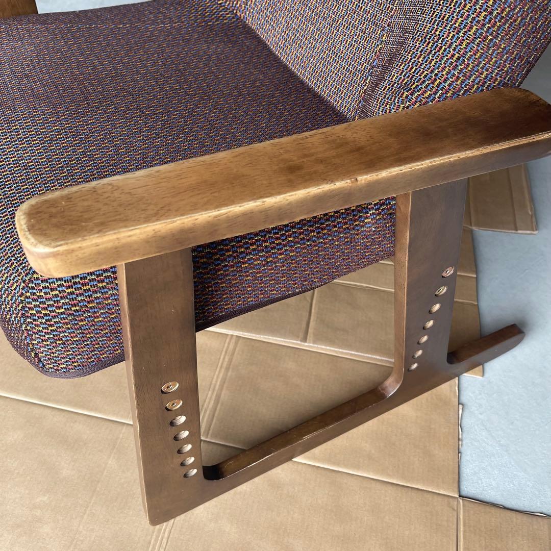 6m01_美品 ピントチェアリビング リクライニングチェア