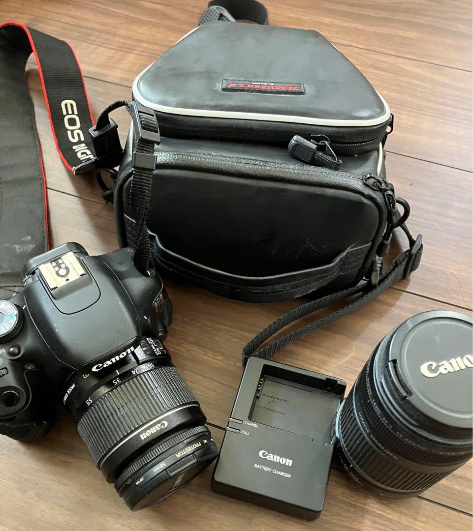 Canon 一眼レフカメラ　望遠レンズ　バック　セット