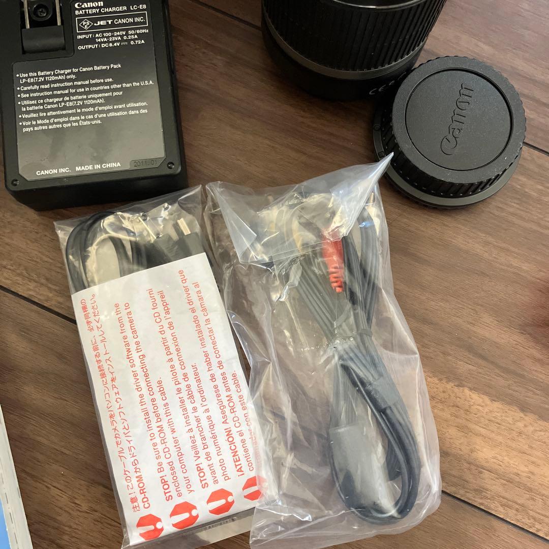 Canon 一眼レフカメラ　望遠レンズ　バック　セット