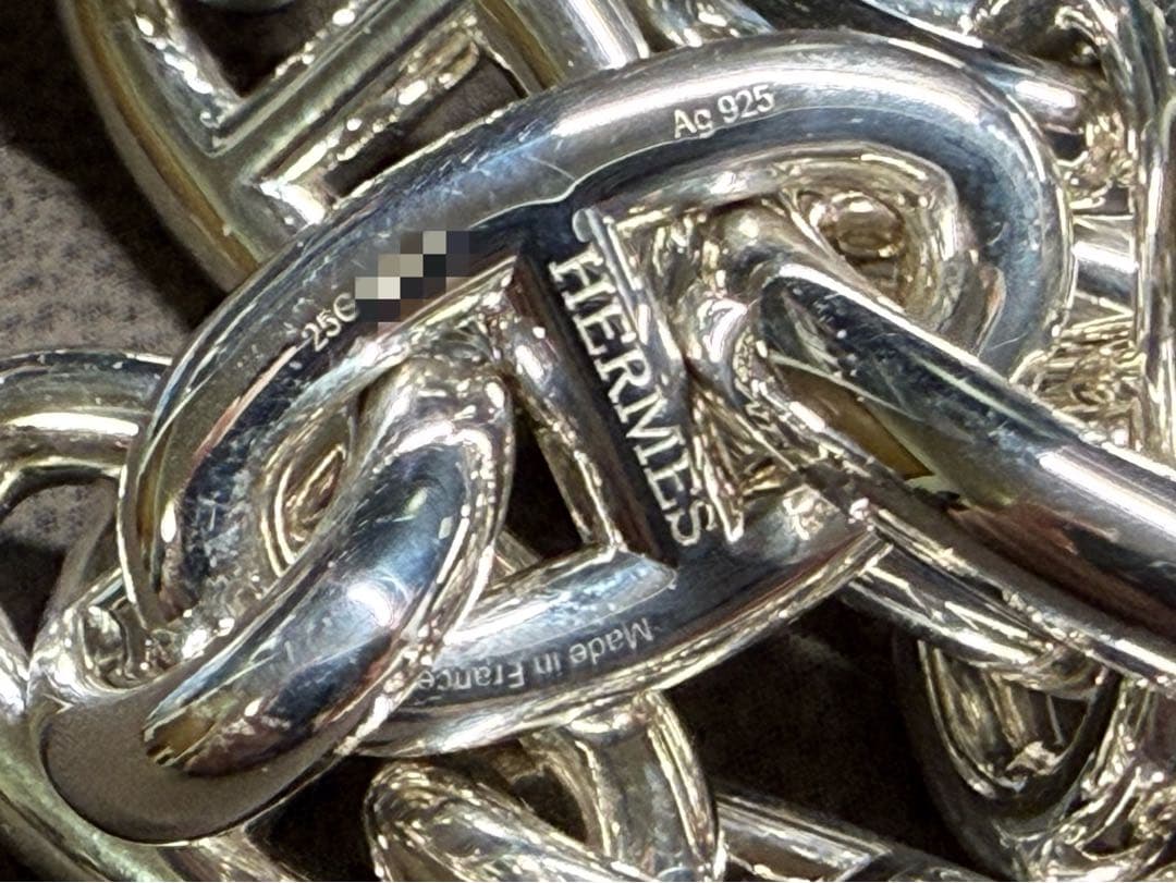 【激レア】31コマ　エルメス　シェーヌダンクルネックレス　GM