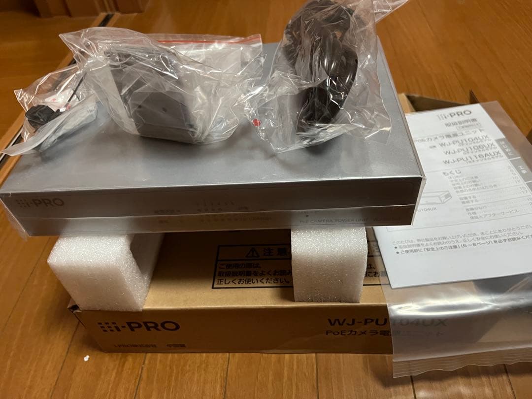 新品未開封WJ-PU104UXPoEカメラ電源ユニット（4チャンネルモデル）