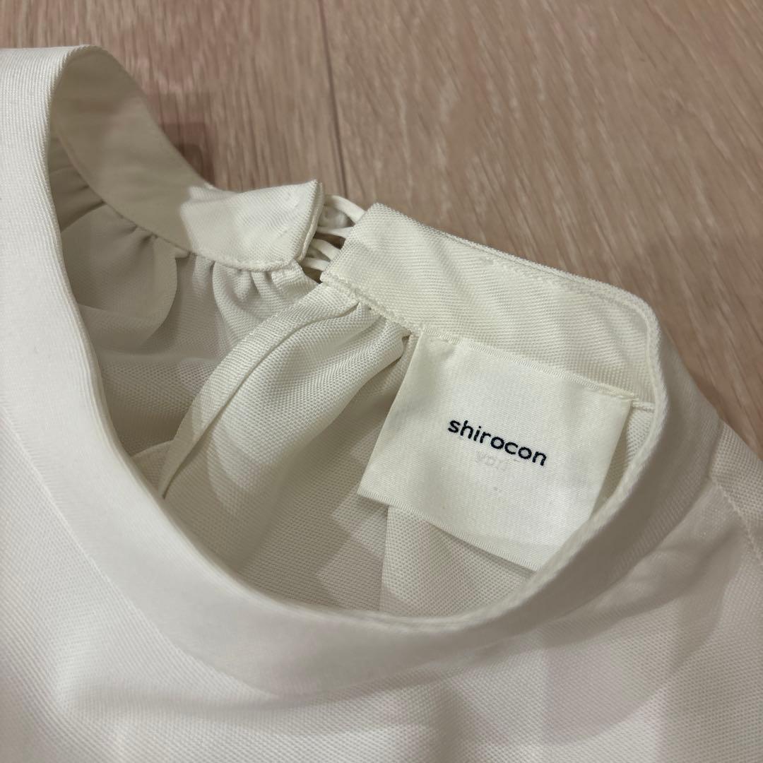 yori リボンカフスブラウス