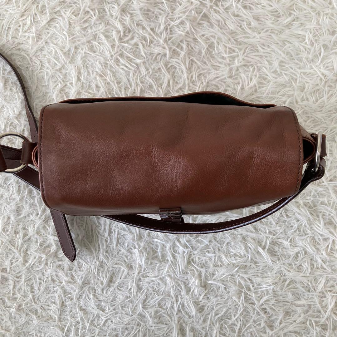SOMES SADDEL✨極美品　メッセンジャーバッグ　スクエア　レザー　金具