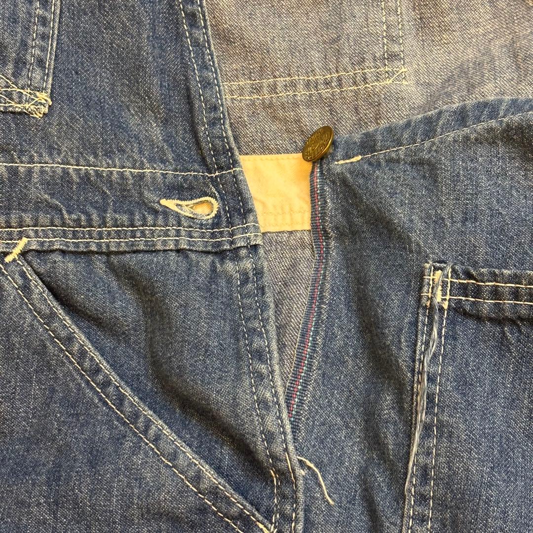 ビンテージ　CARTER’S 　ガチャポケ　耳付　デニム　オーバーオール