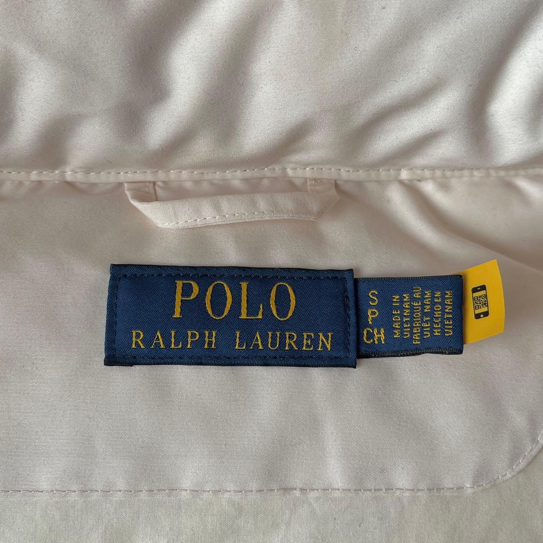 ポロラルフローレン ダウンベスト ポニー刺繍 アイボリー24年モデル