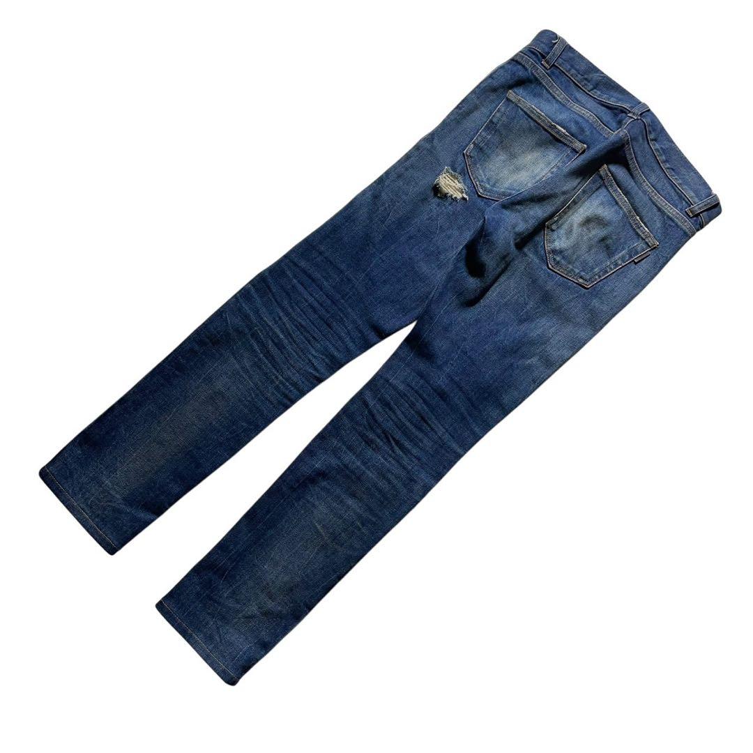 最高級✨SAINT LAURENT PARIS D02 クラッシュデニム エディ