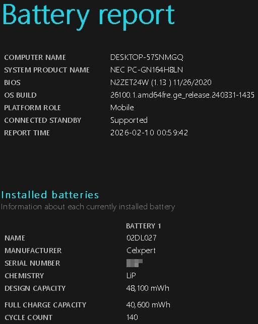 [10世代i5]NEC LAVIE 8GB/SSD128GB NVMe